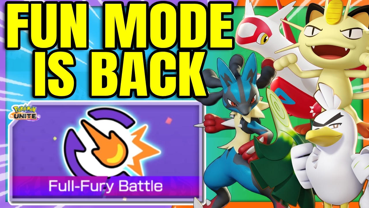I tried a bunch of New Pokemon in FULL FURY | Pokemon Unite