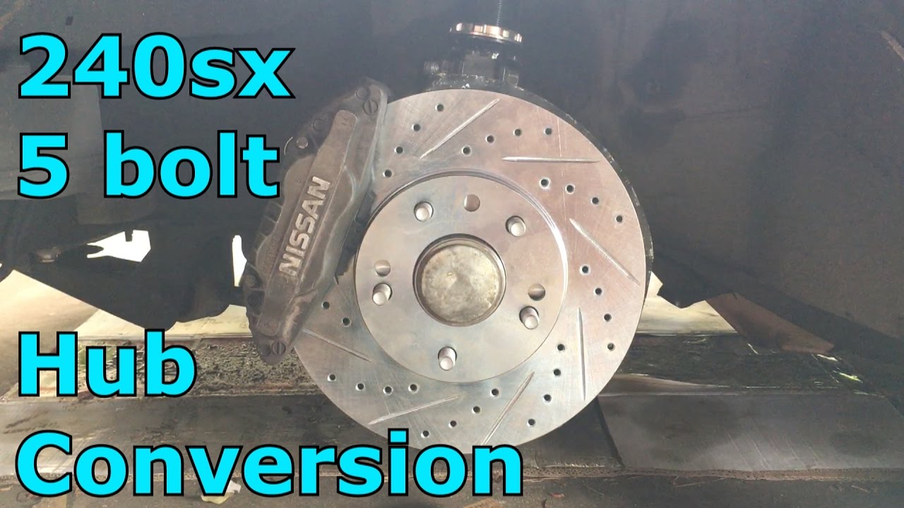 5 lug hub conversion and 300zx Brakes (Part 1)