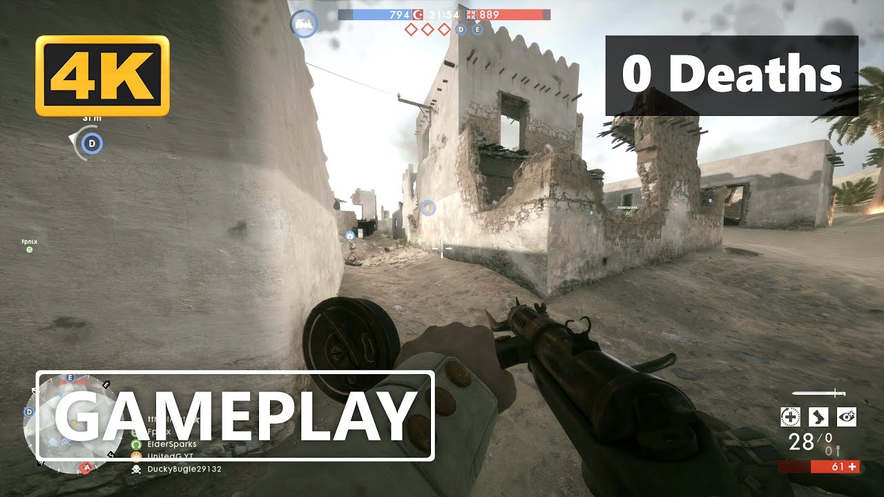 Battlefield 1 Multiplayer Gameplay 4K