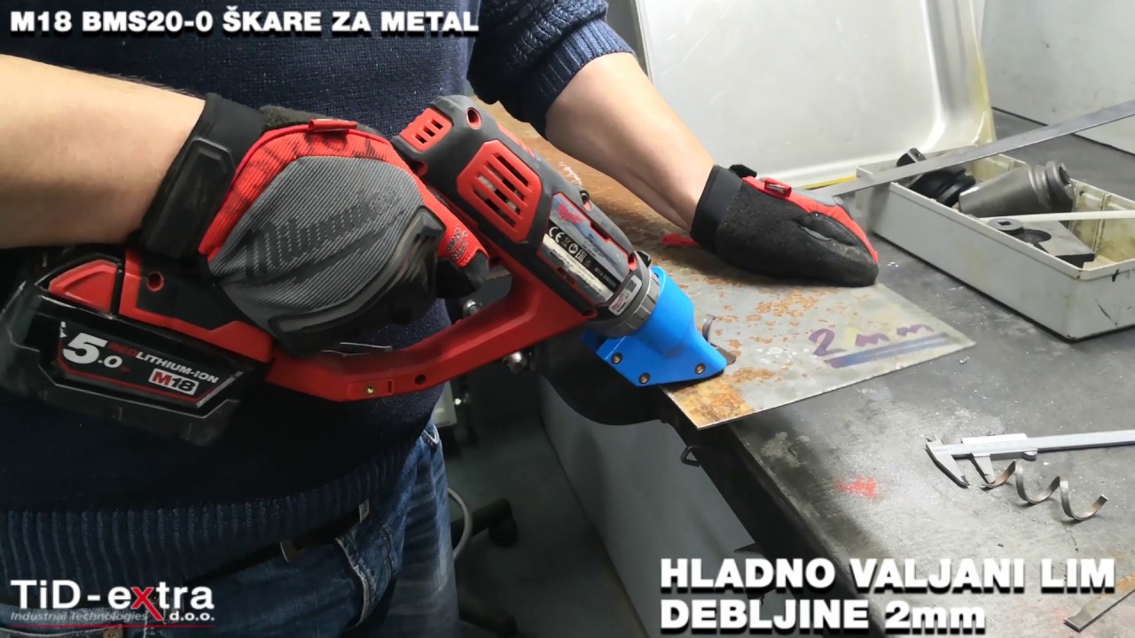 &Scaron;kare za rezanje metala M18 BMS20-0