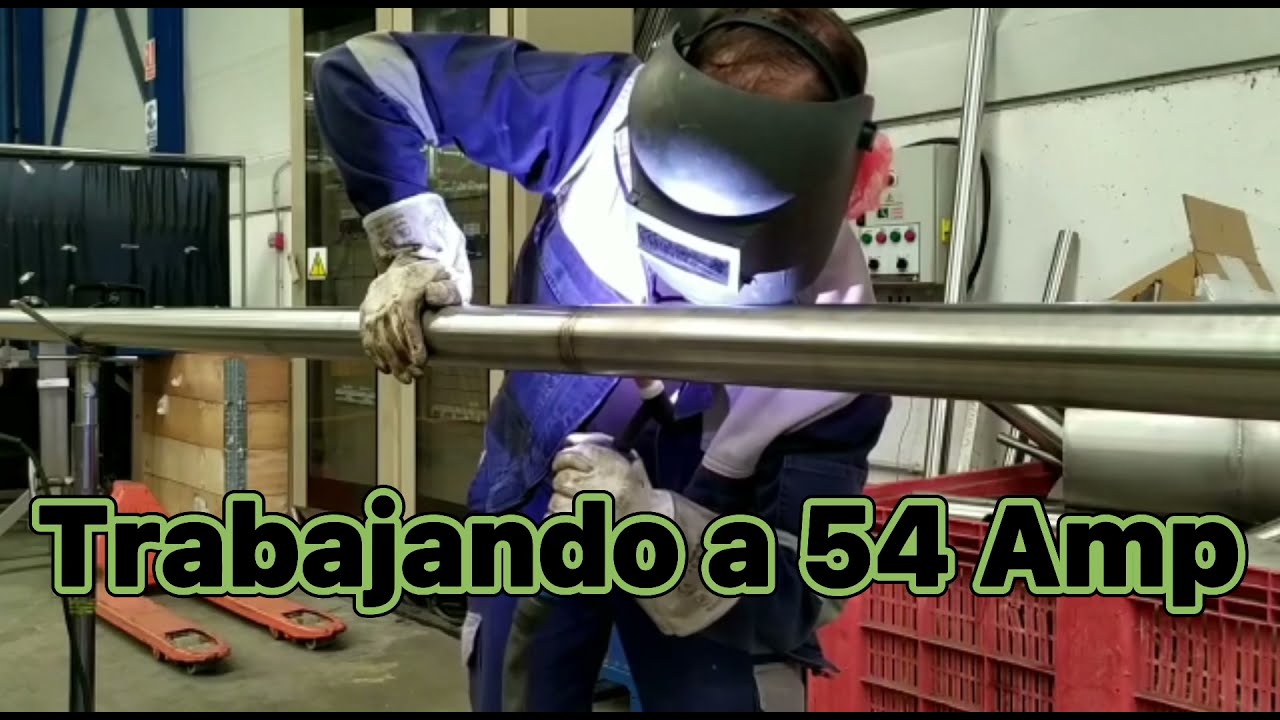 Soldadura Tig tubo inoxidable con purga