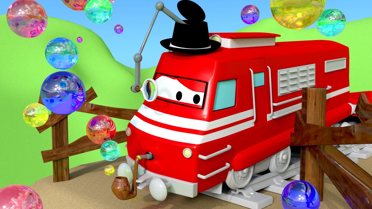 O ladr&atilde;o  - Troy o Trem na Cidade do Carro | Desenhos animados