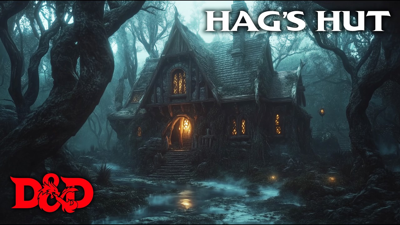 Hag’s Cursed Hut: 1-Hour Scary D&D Ambience & TTRPG Music (Dark Fantasy Soundtrack)