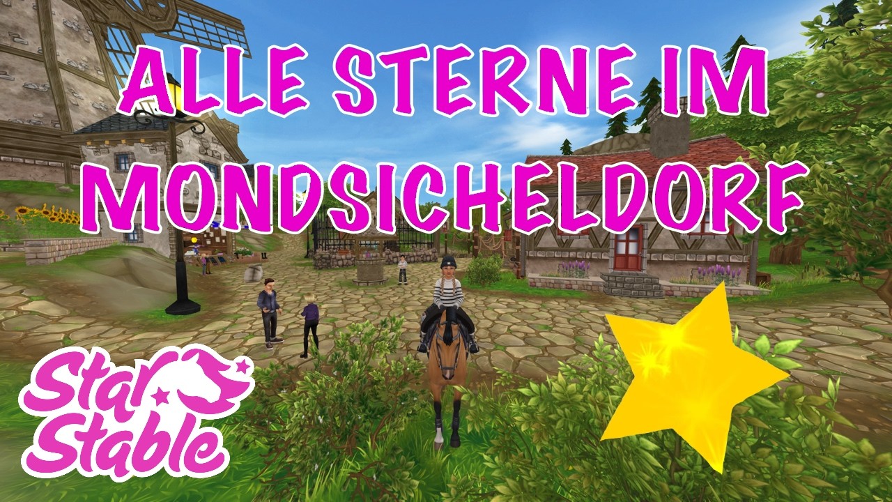 Alle Sterne im Mondsicheldorf + Koordinaten | Star Stable Online