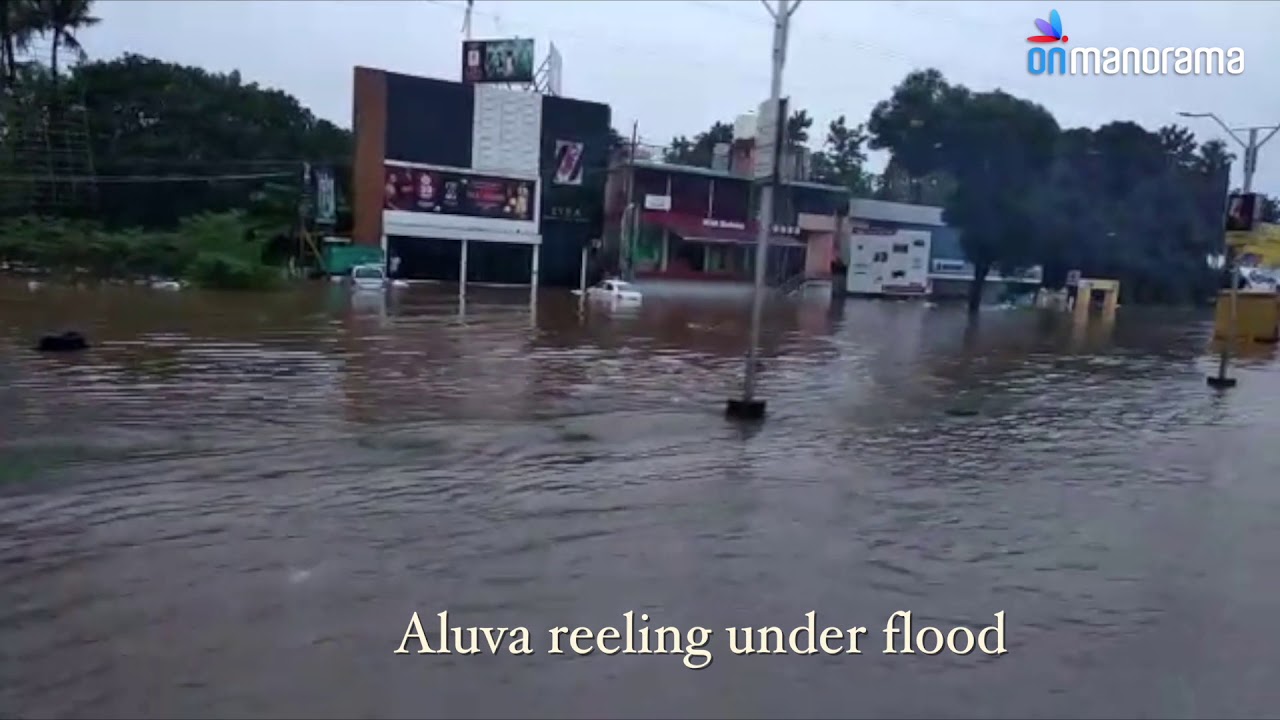Aluva battling flood waters
