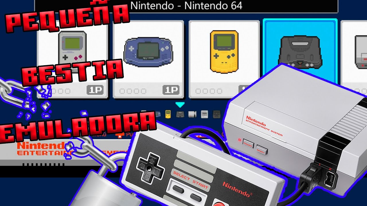 Libera tu NES MINI e instala RETROARCH con emuladores.