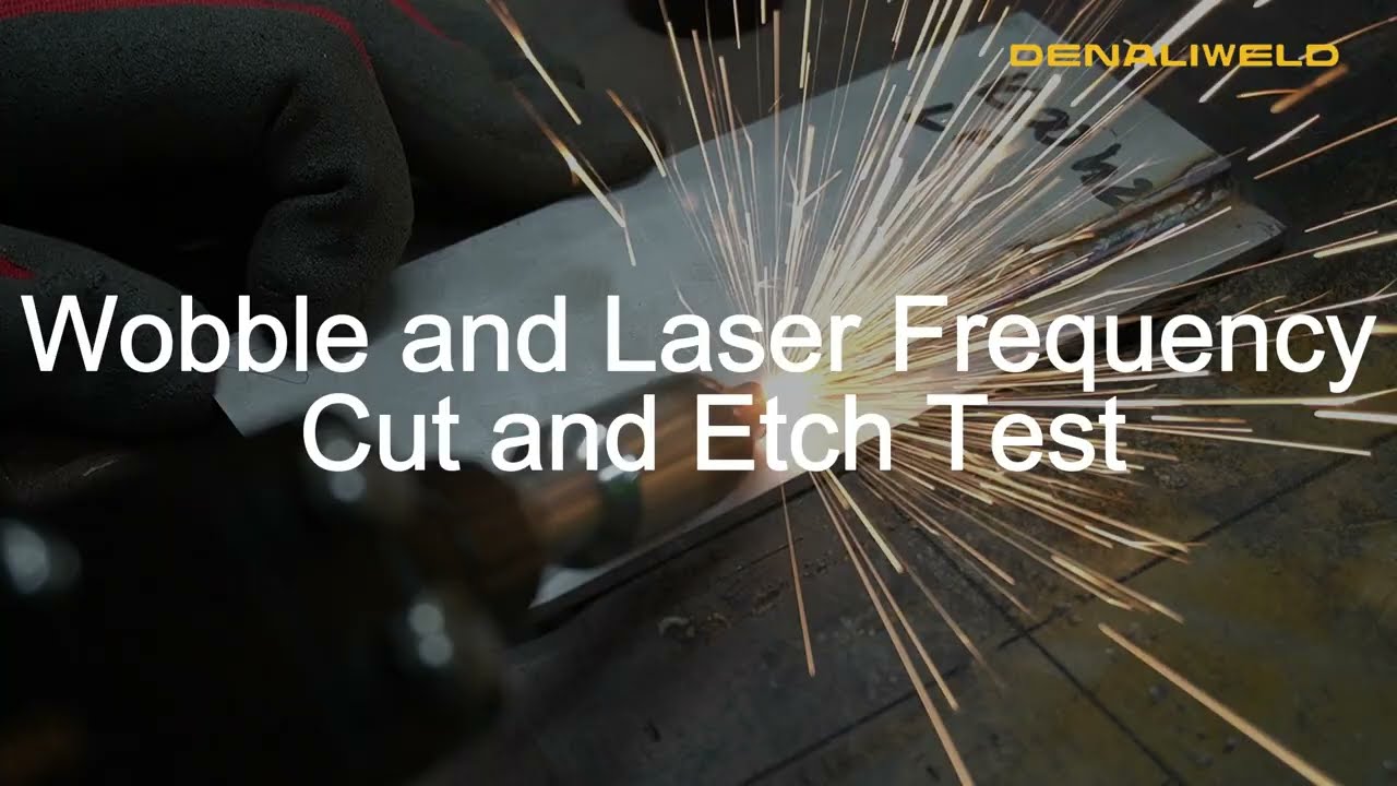 The effects of wobble and laser frequency on welding | Cut and Etch Test