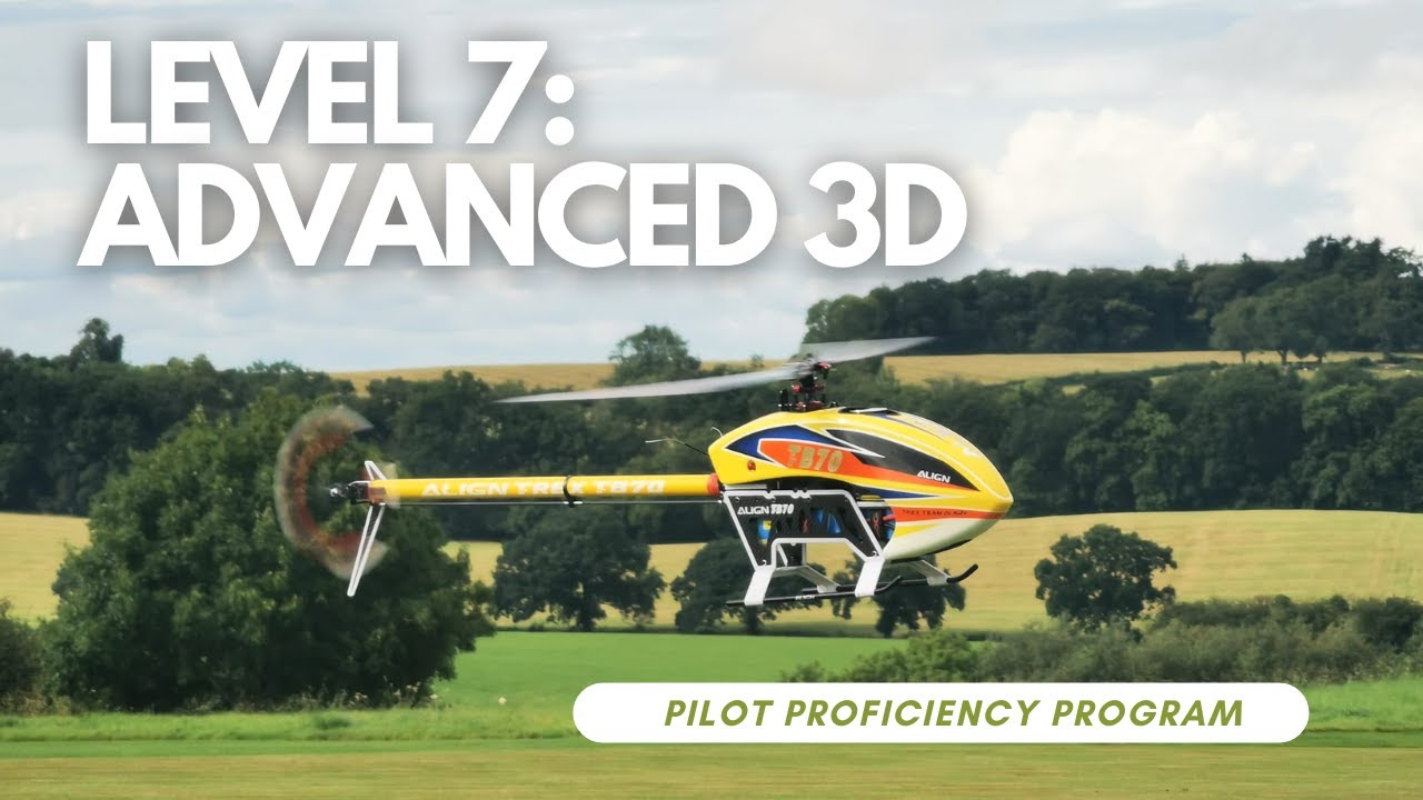 7. Advanced 3D: Программа повышения квалификации пилотов радиоуправляемых вертолетов на Align TB70