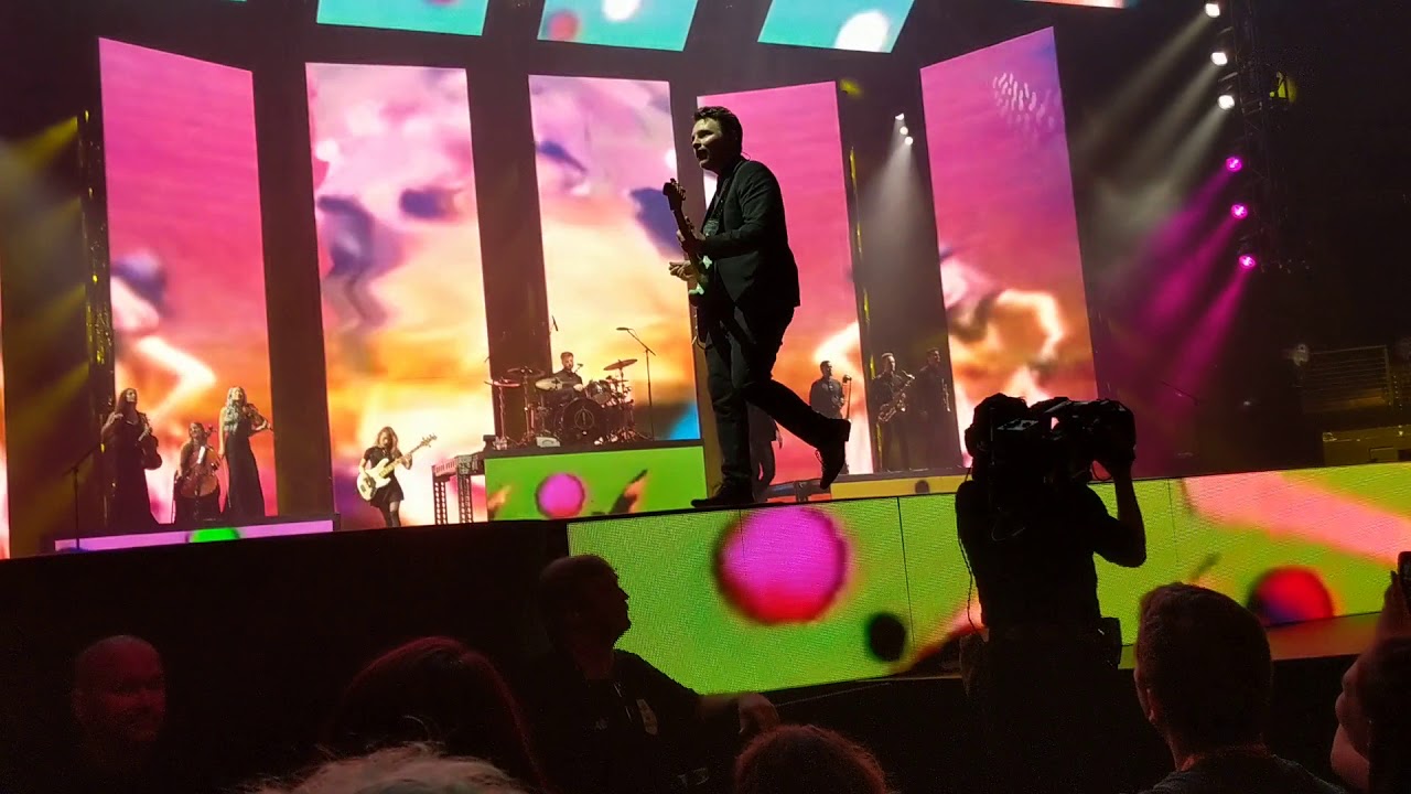 Brendon Urie performs girls just wanna have fun LIVE Pray for the wicked tour  Minneapolis