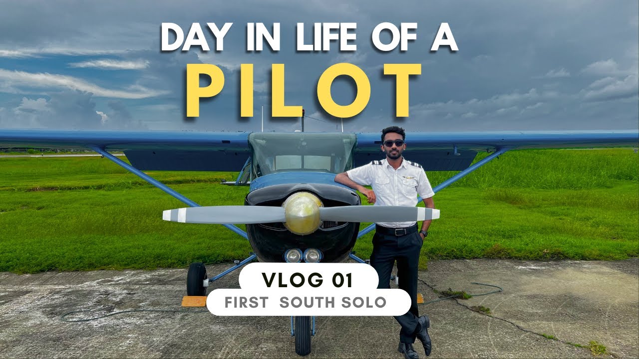 Day in the Life of a Student Pilot in Sri Lanka | First South Solo Flight
