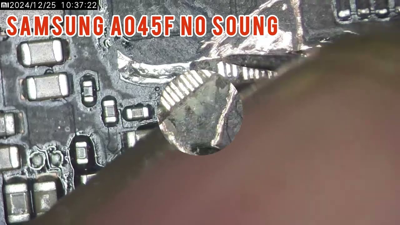 Samsung a04 (A045F)  no sounds problem fix