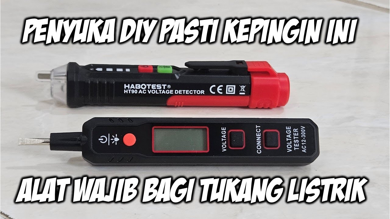 Habotest HT89 dan HT90: Alat untuk mendeteksi tegangan listrik