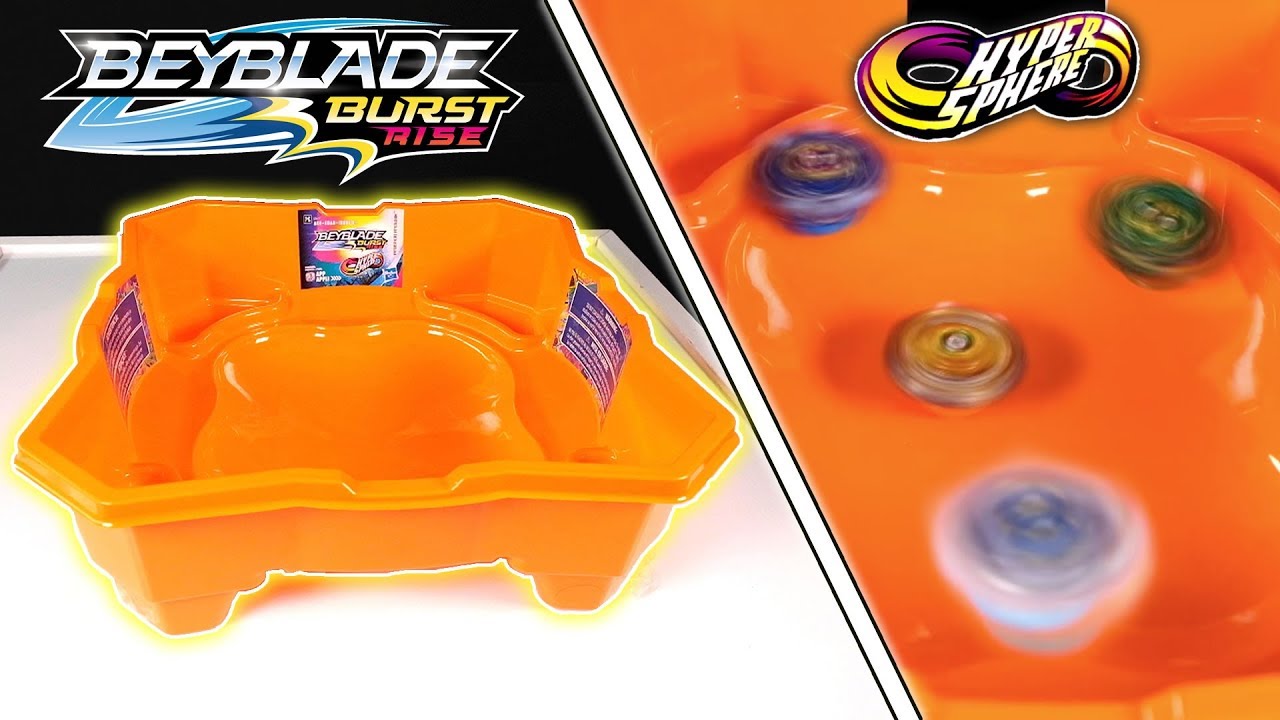 BEYBLADE BURST RISE HYPERSPHERE BEYSTADIUM REVIEW TEST BATTLES + COMPLETE HYPERSPHERE GUIDE!