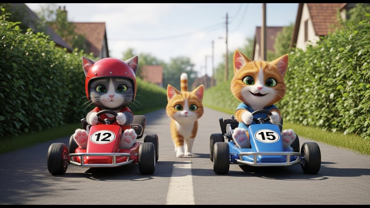 Mama Cat Gives Farm Haircuts & Crafts Adorable Tiger Hat for Kittens 🐾✨ | Heartwarming Cat Animation