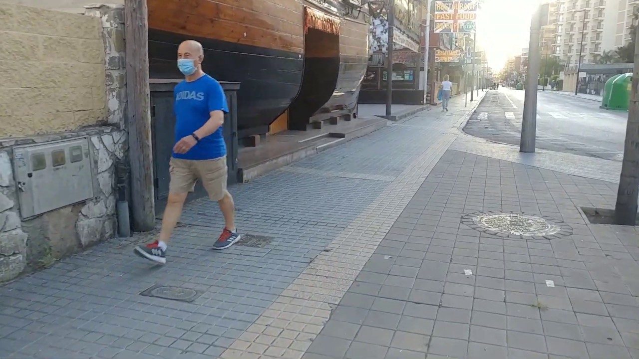 Benidorm Gerona street left  side