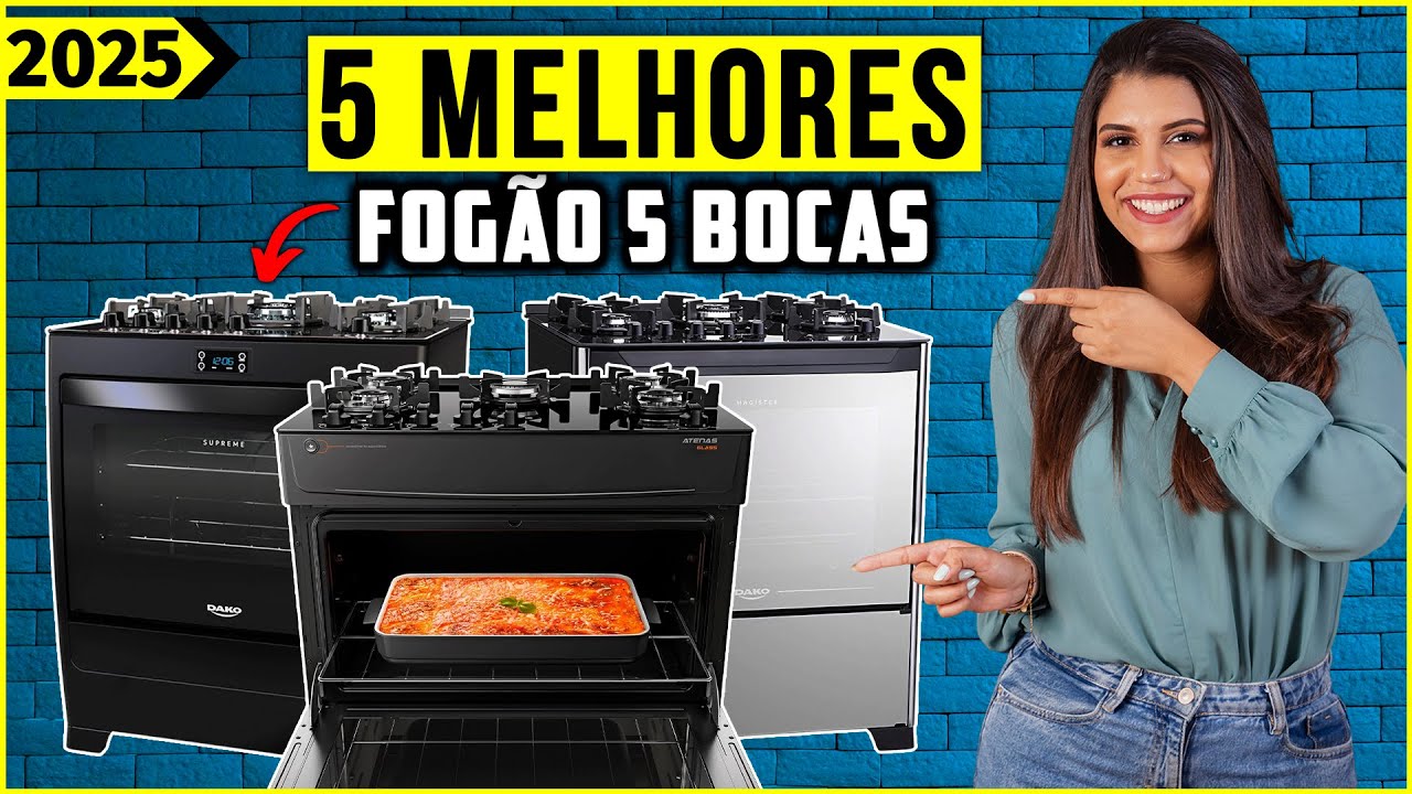 Os 5 Melhores Fogão 5 Bocas/ Fogao 5 Bc Em 2025!
