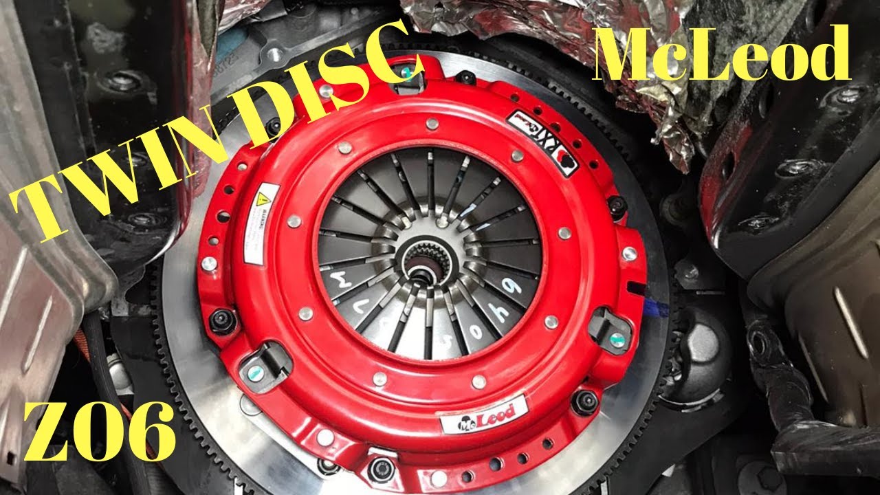 Установка сцепления McLeod Clutch C6Z06, часть 2