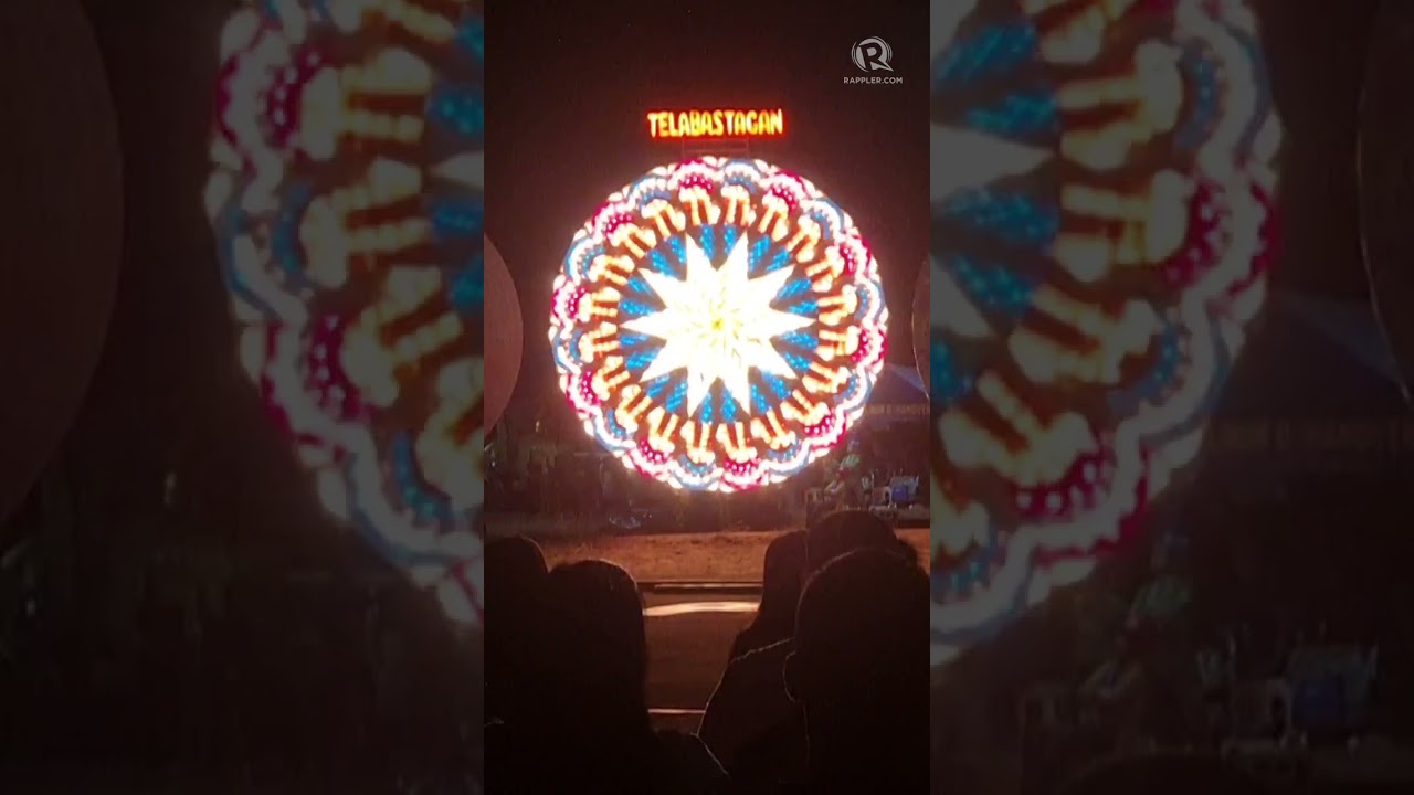 Barangay Telabastagan's lantern at the 2023 Giant Lantern Festival grand winner