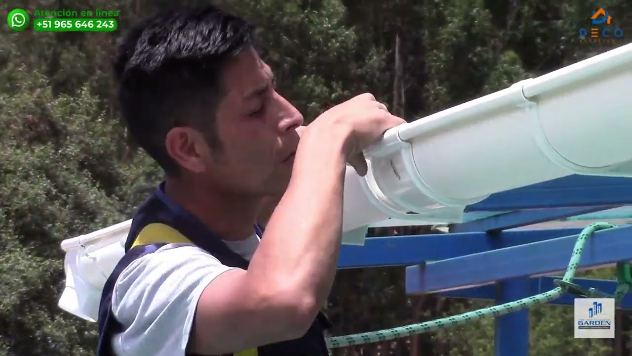 Canaletas pluviales de PVC Aquapluv Tigre - Instalación (Part. 1)
