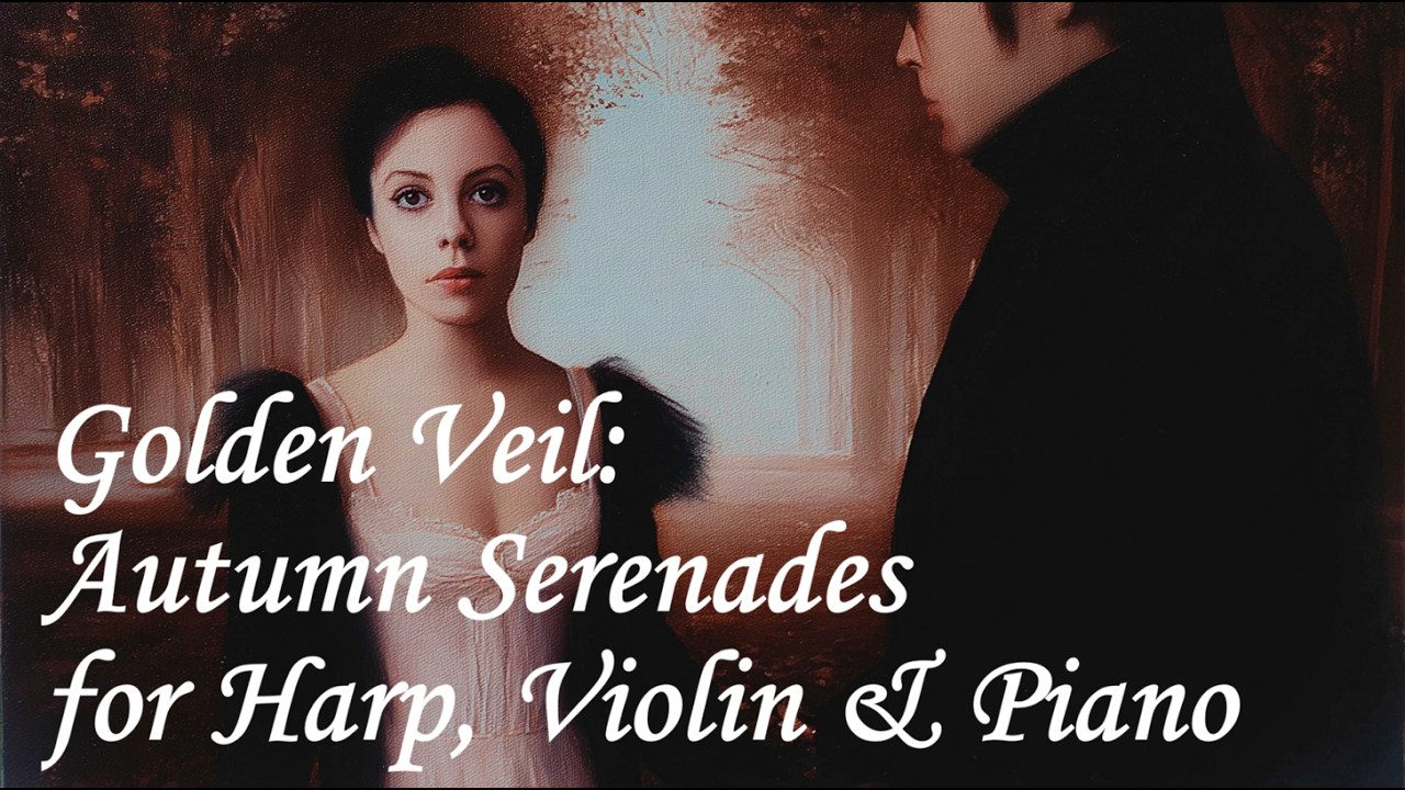 Golden Veil Autumn Serenades for Harp, Violin & Piano