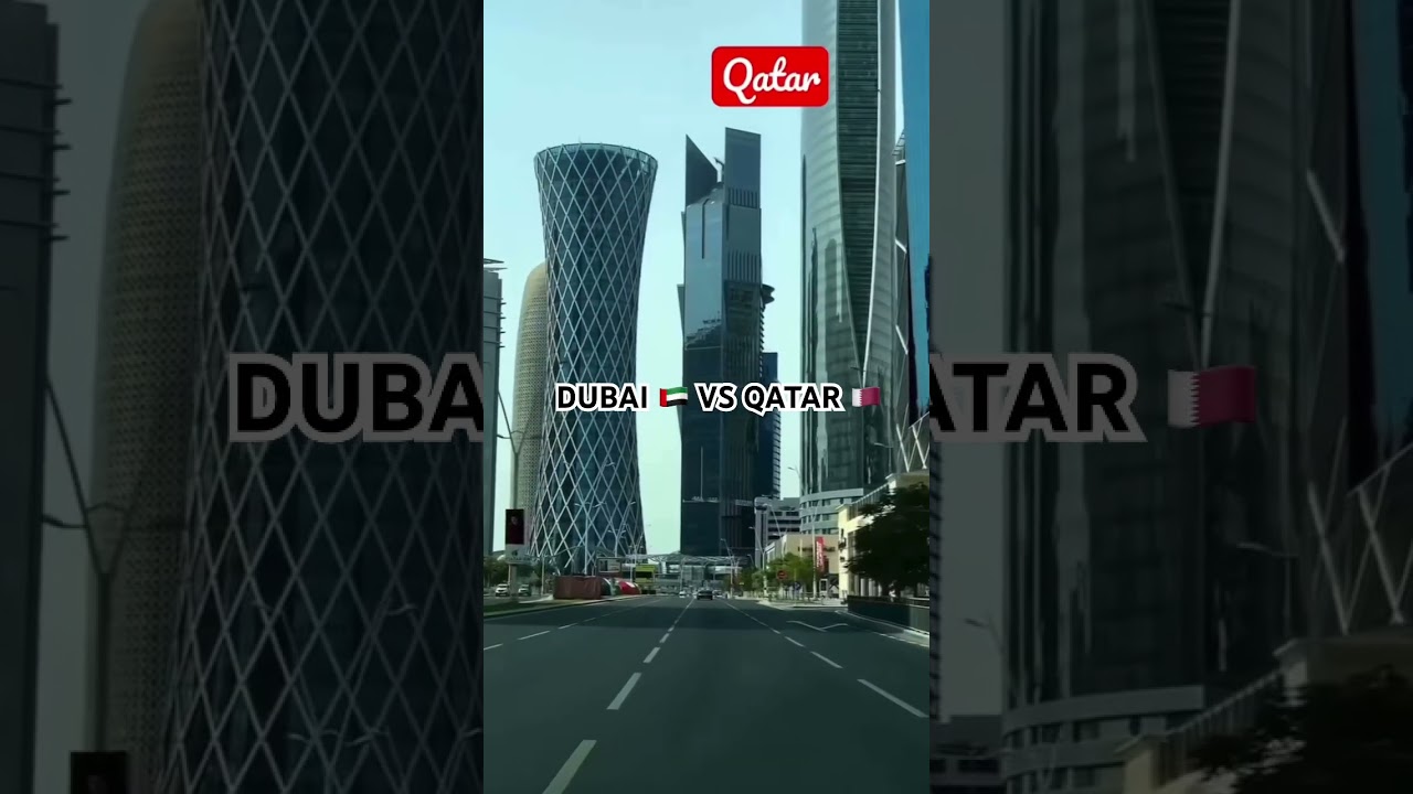 DUBAI 🇦🇪 VS QATAR 🇶🇦 #thebonnicks #travel #dubai #qatar