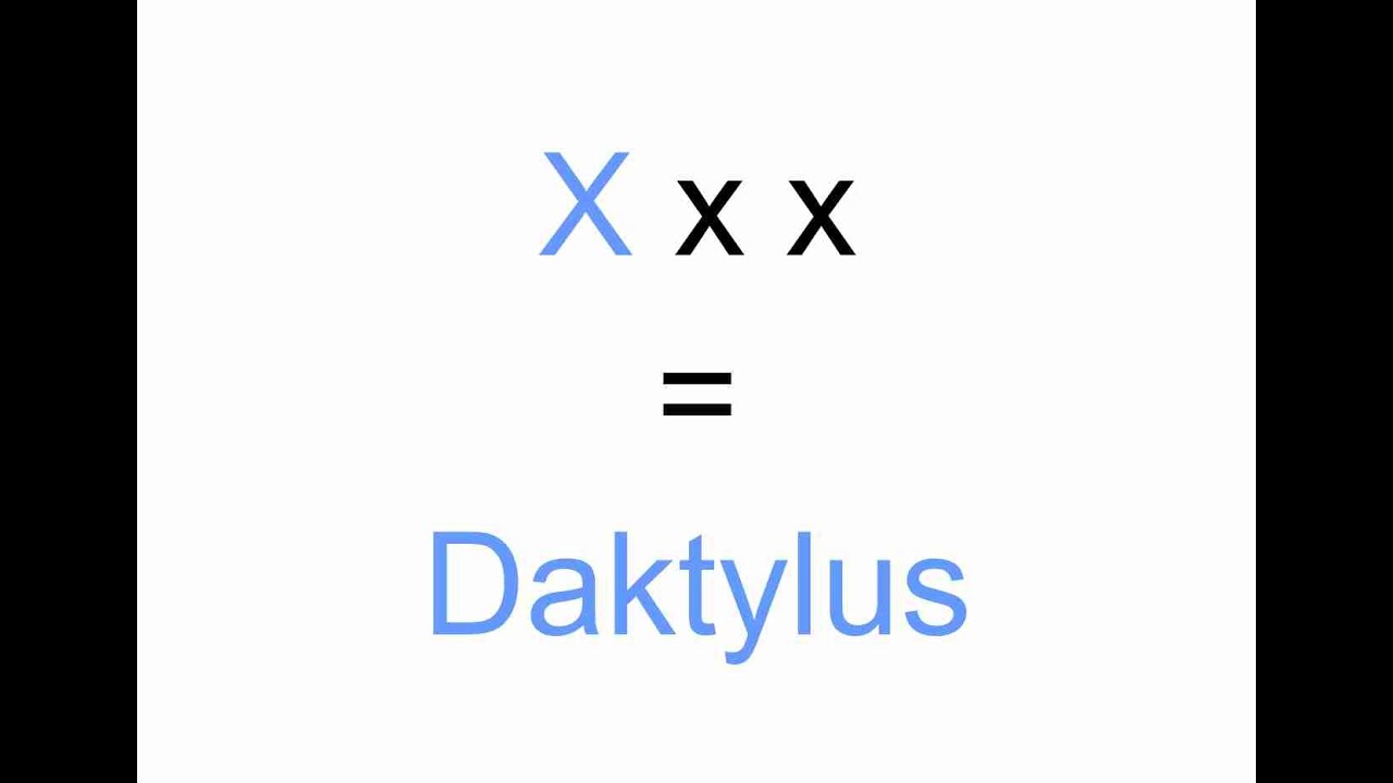 Metrum: Datylus und Anap&auml;st