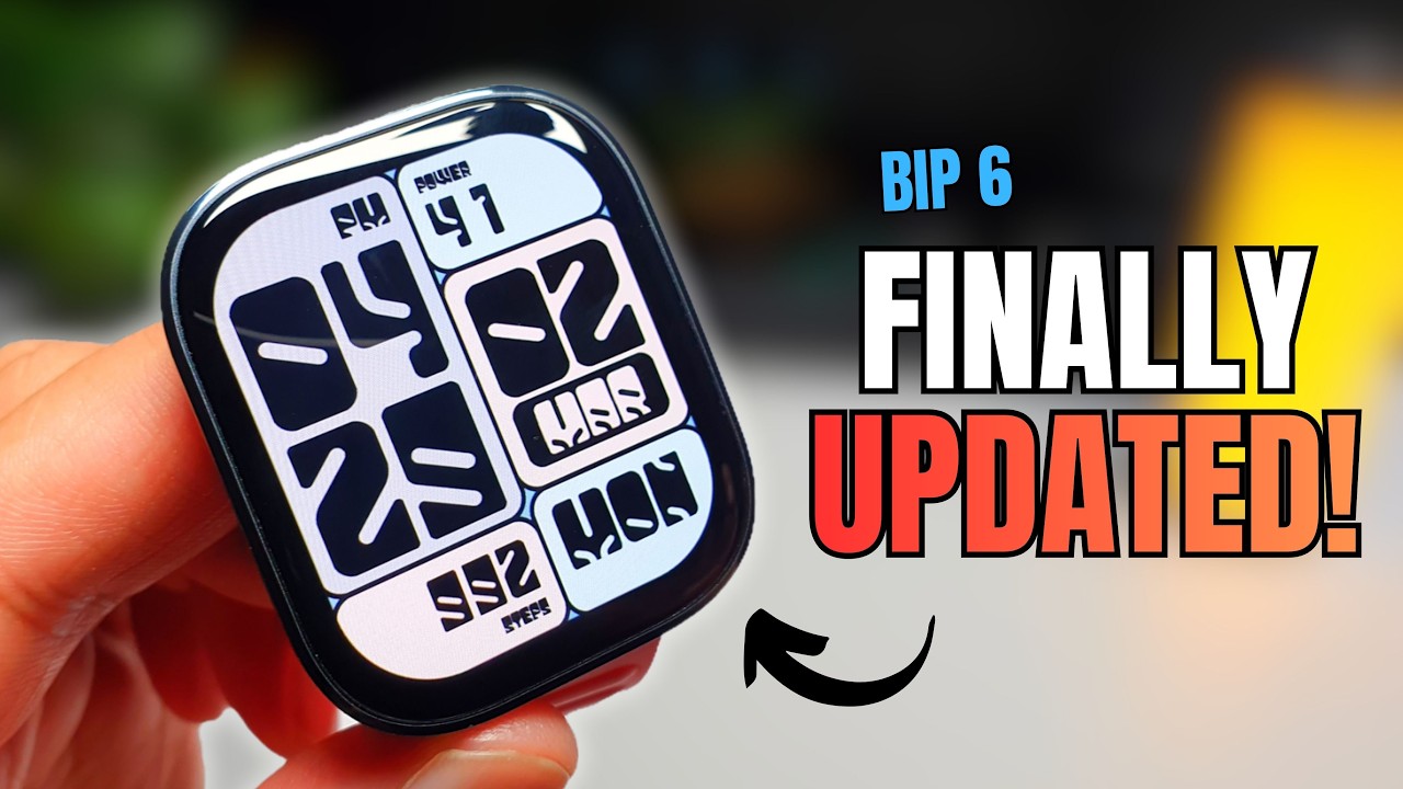 Долгожданное обновление для Amazfit Bip 6 наконец-то вышло!