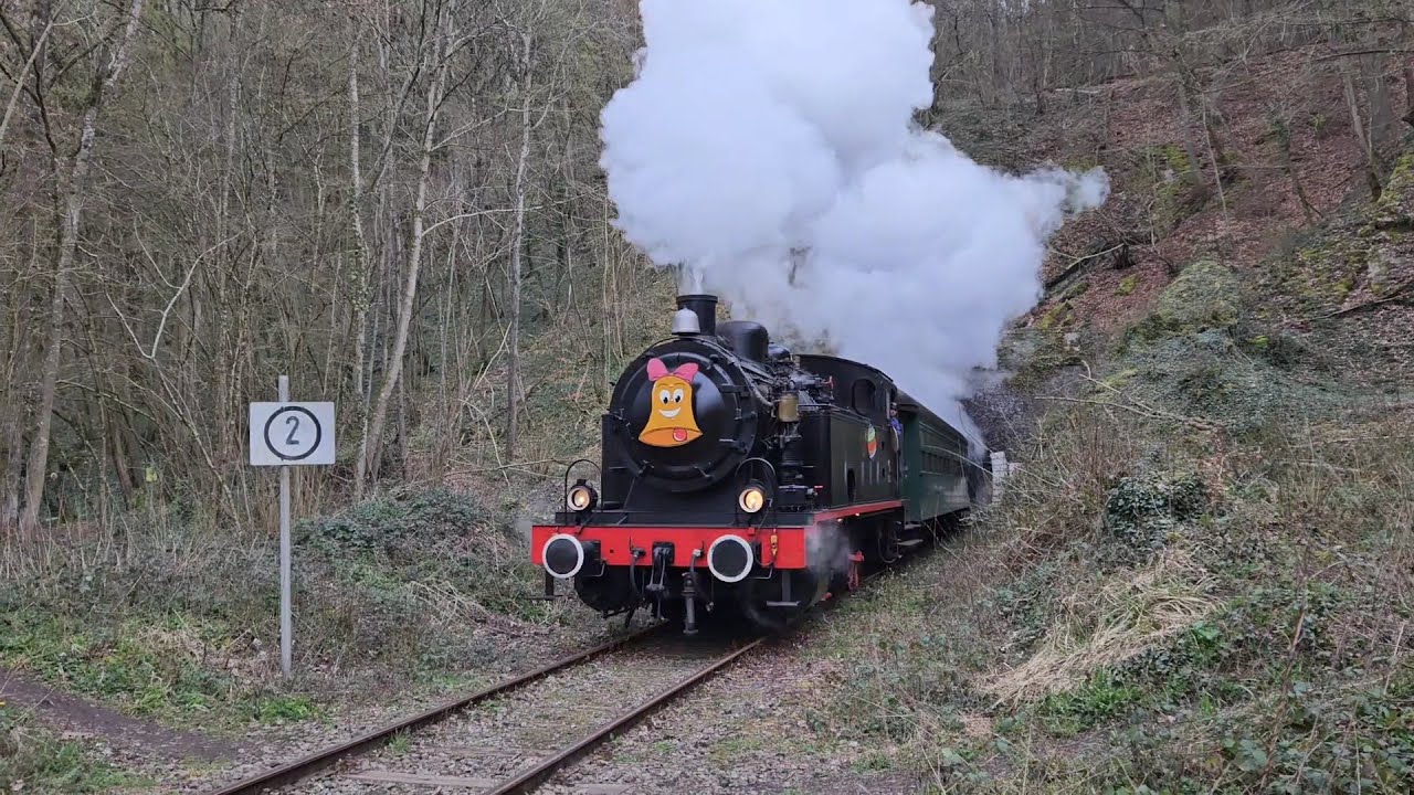 Chemin de Fer à Vapeur des 3 Vallées | De Stoomtrein der 3 Valleien | Steamtrain in Belgium 2023