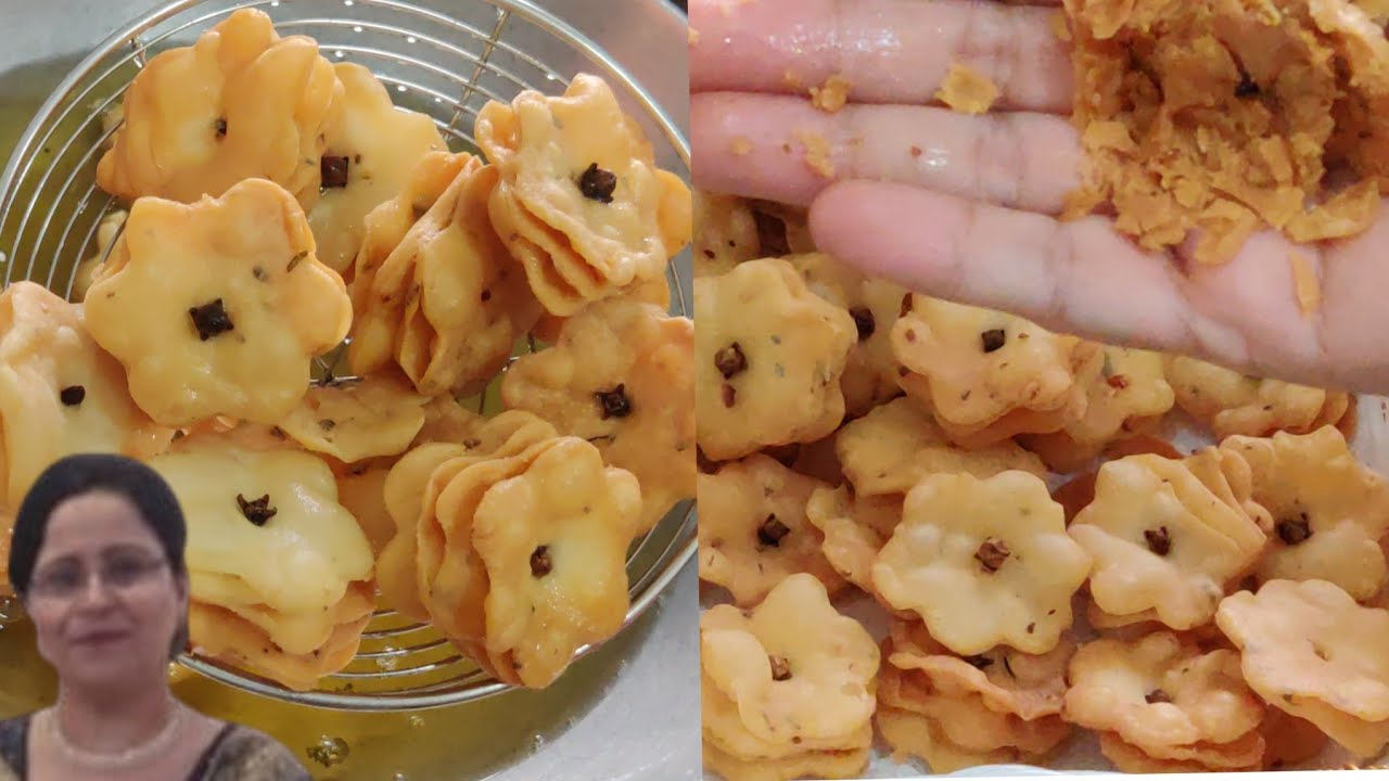 Easy Flower Layers Mathri Recipe In Hindi / Namakpare For Ramadan @SanobarsKitchen 