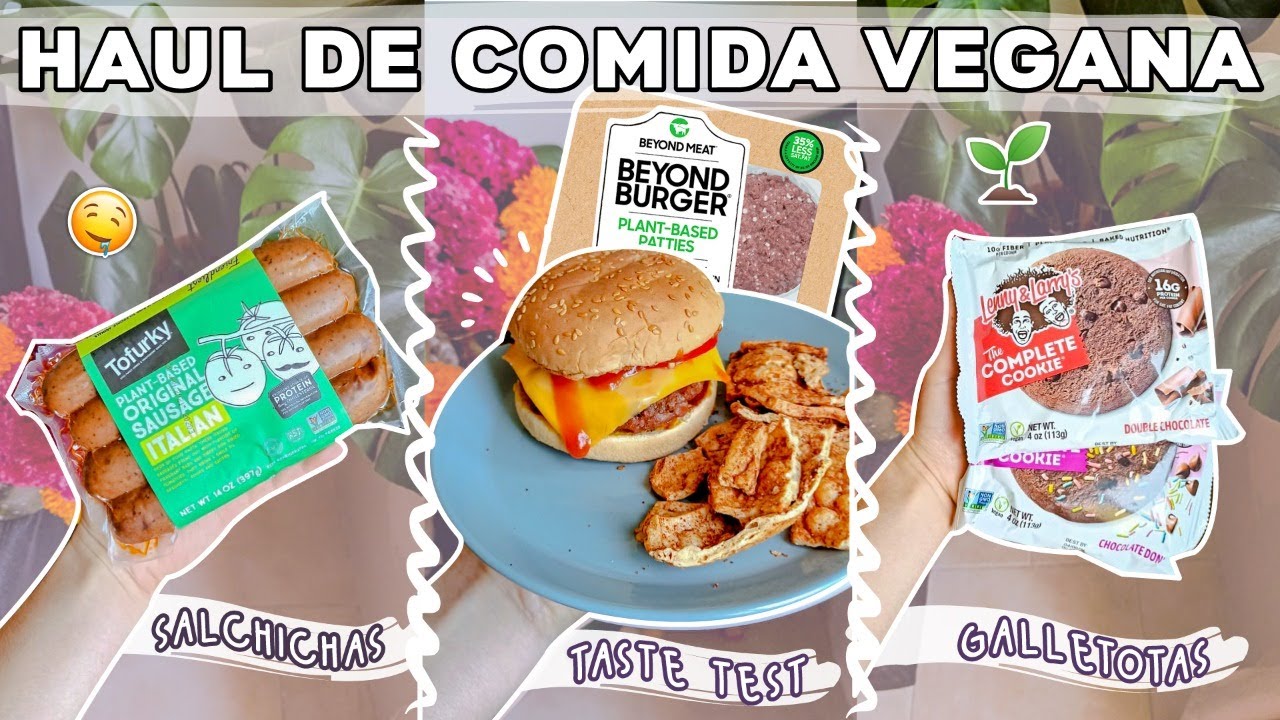 HAUL VEGANO + TASTE TEST DE BEYOND MEAT /ROASTING VEGGIES