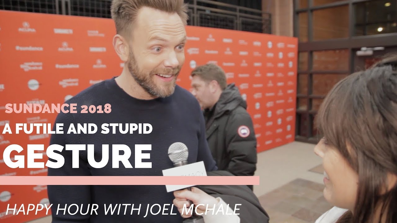 Joel McHale, Emmy Rossum, David Wain and More on 'A Futile and Stupid Gesture' | Sundance 2018