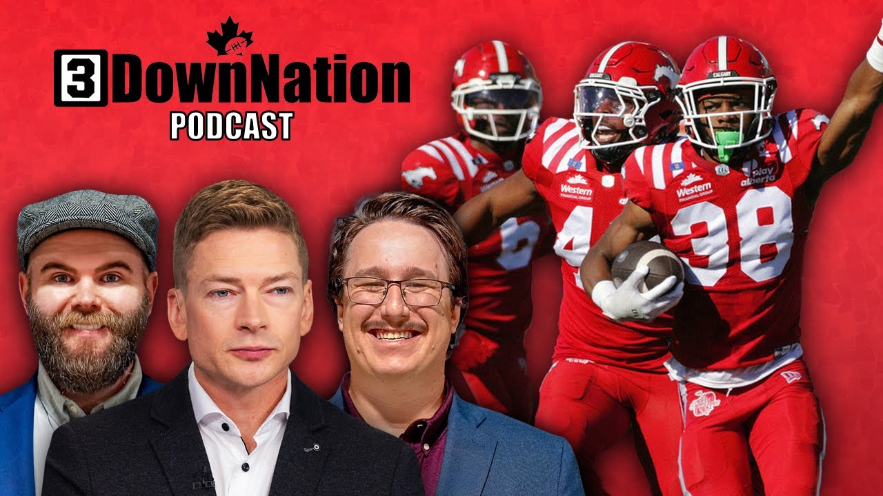 3DownNation Podcast: Stamps sweep Riders, CFL playoff format debate, Arbuckle for M.O.P.?