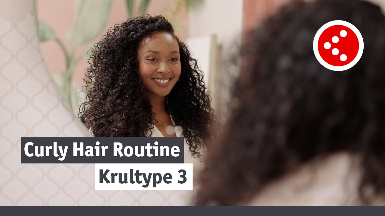 Curly hair routine type 3