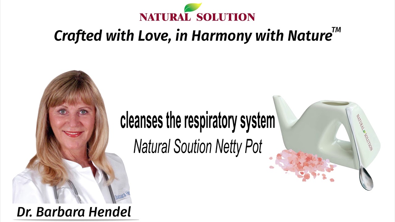 Natural Solution Neti Pot for Sinus Allergies
