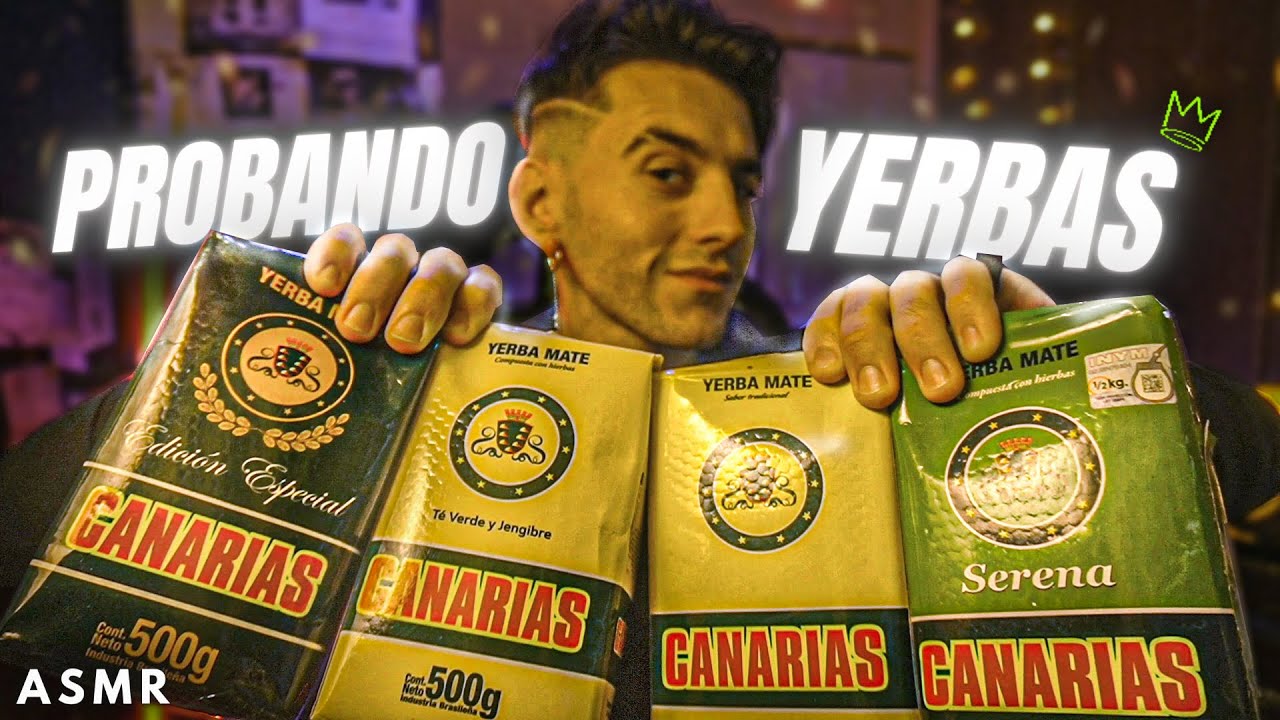 ASMR PROBANDO YERBAS CANARIAS 🧉🌙 (ASMR Español Argentina)