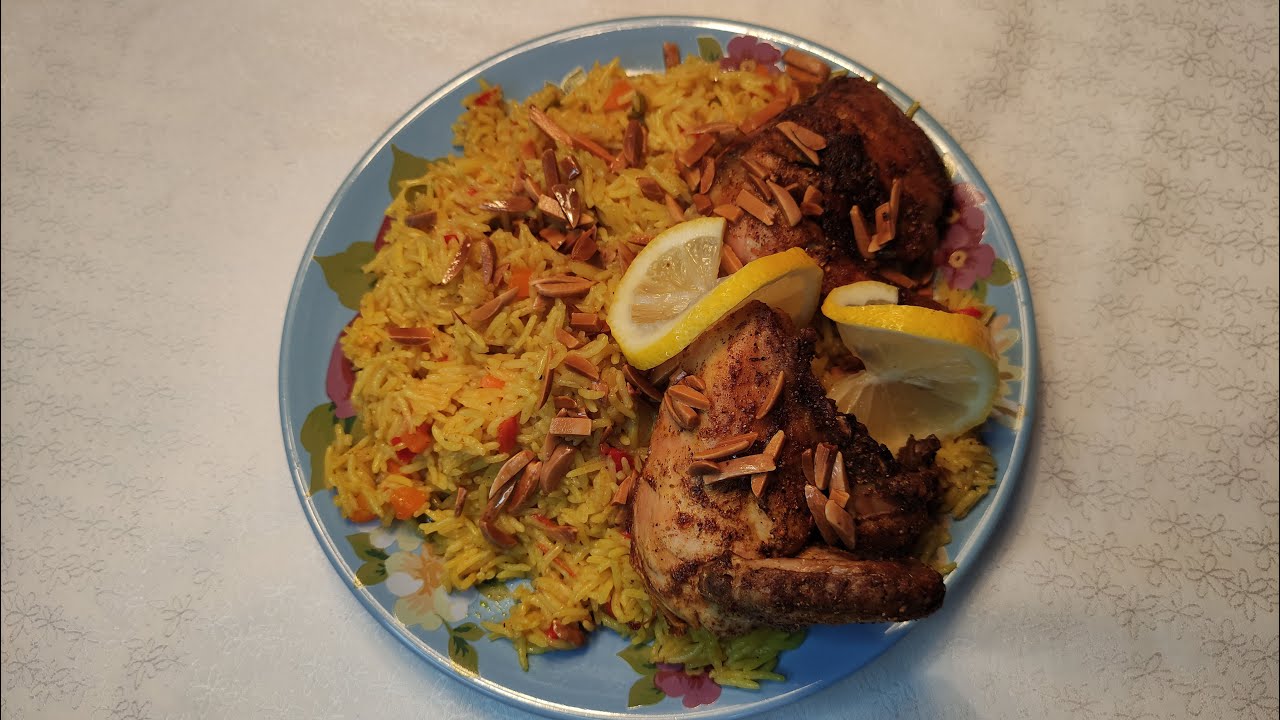 Oriz kepse nje ushqim  arab me shume vlera ushqyese - عمل أزكى كبسة بالطريقة الألبانية