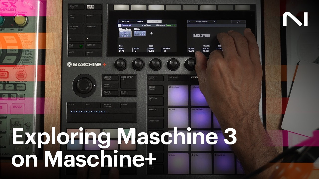 Знакомство с Maschine 3 на Maschine+ – любимые новые функции Datsunn | Родные инструменты