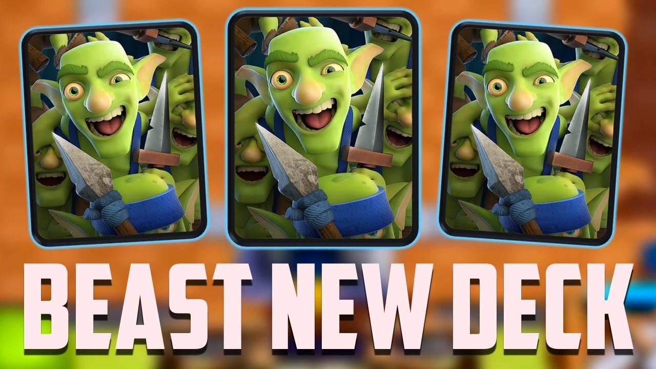 Clash Royale - GOBLIN GANG! Beast New Deck