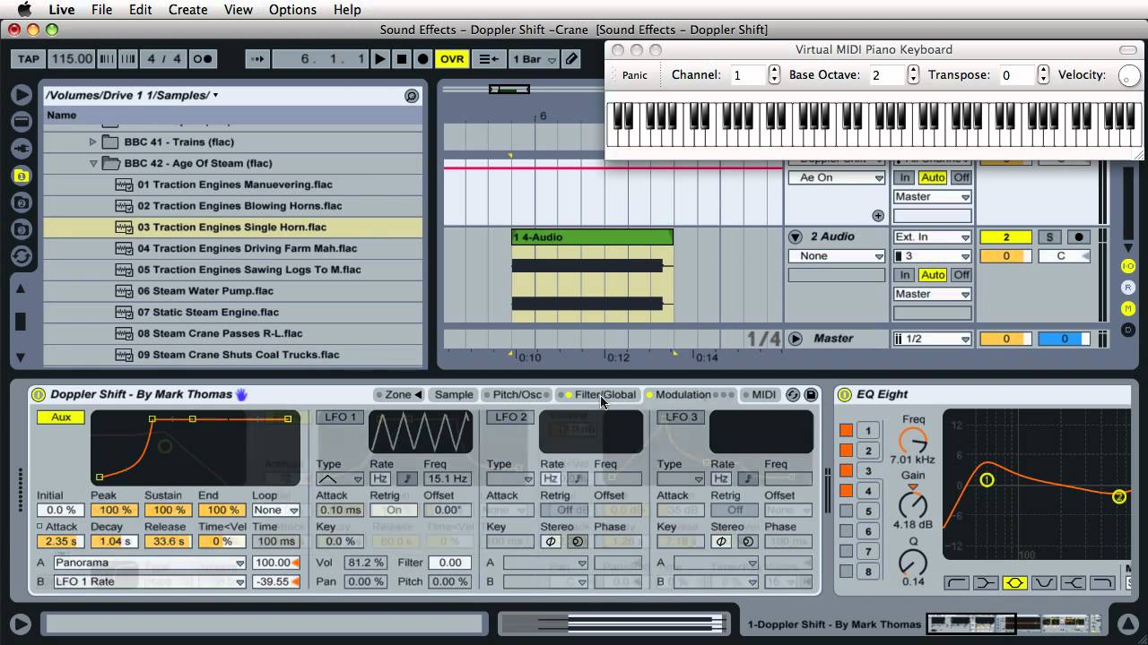 #32 Doppler Shift Sound Design :: Ableton Live