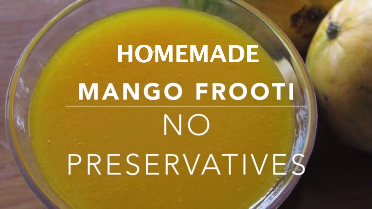 Mango Frooti Recipe - How To Make Mango Frooti At Home - Mango Fruity - Indian Mango Juice Recipes