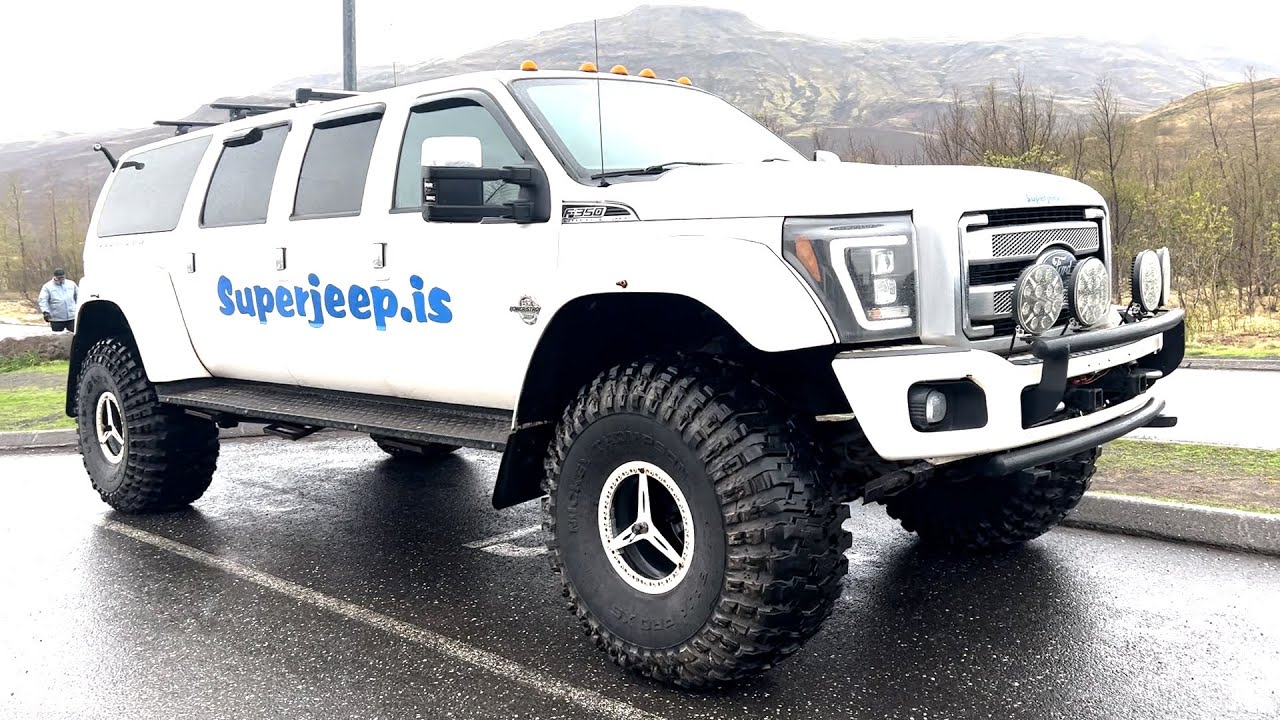 Ford F350 Excursion MEGA TRUCK on Iceland