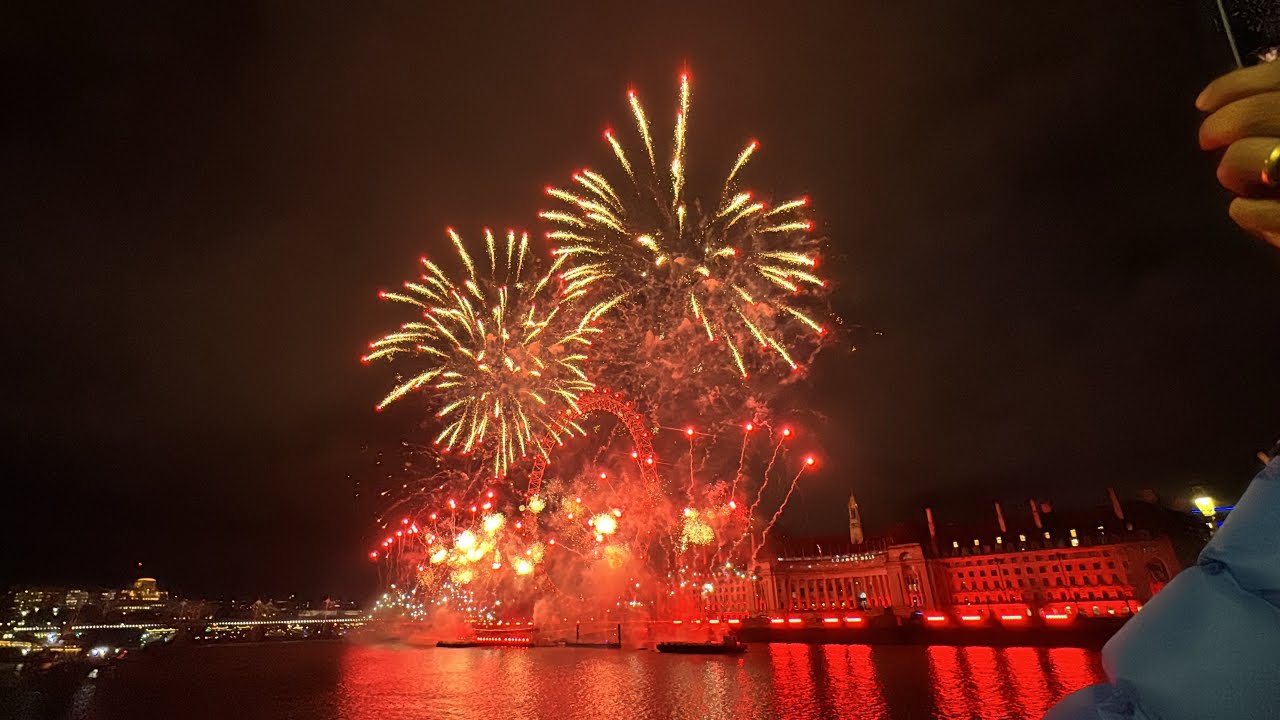 London fireworks 2023 white zone HD