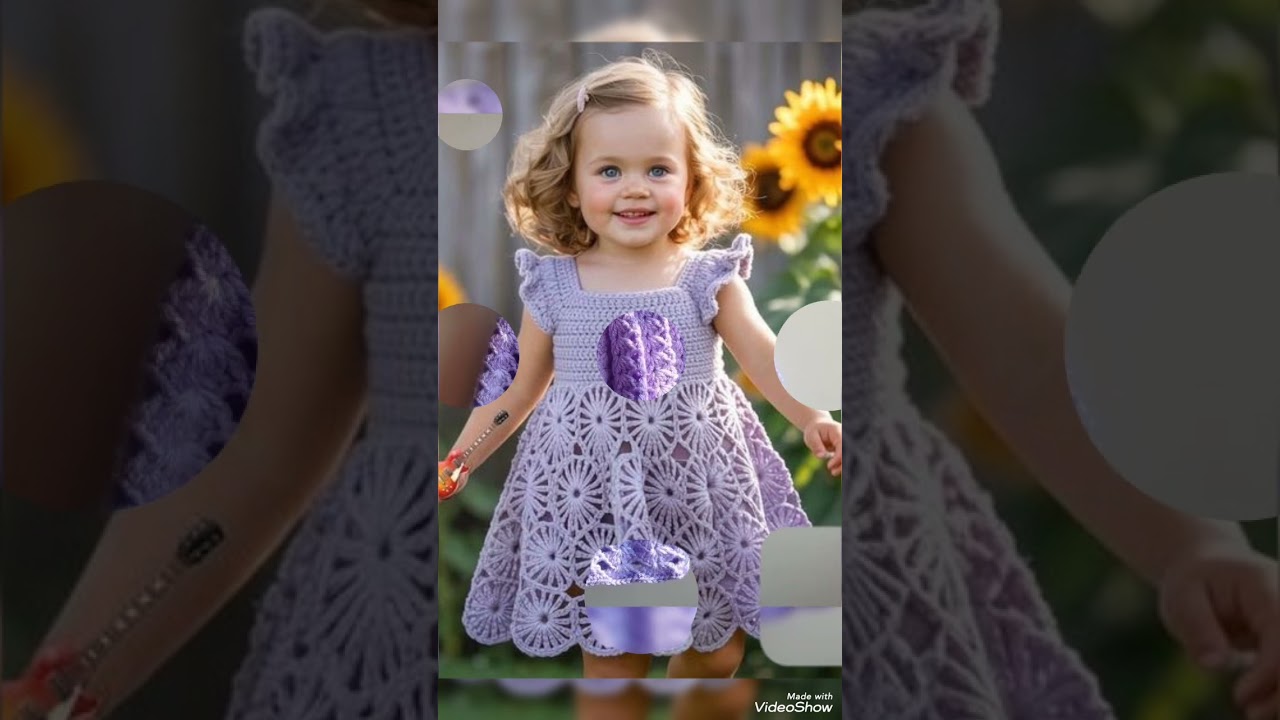 Most beautiful and unique crochet kids dressed design ideas