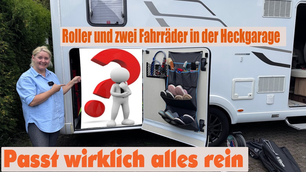 Vorstellung unseres Honda SH150  Roller , Versiegeln, und passt er auch in die Garage im Wohnmobil ?