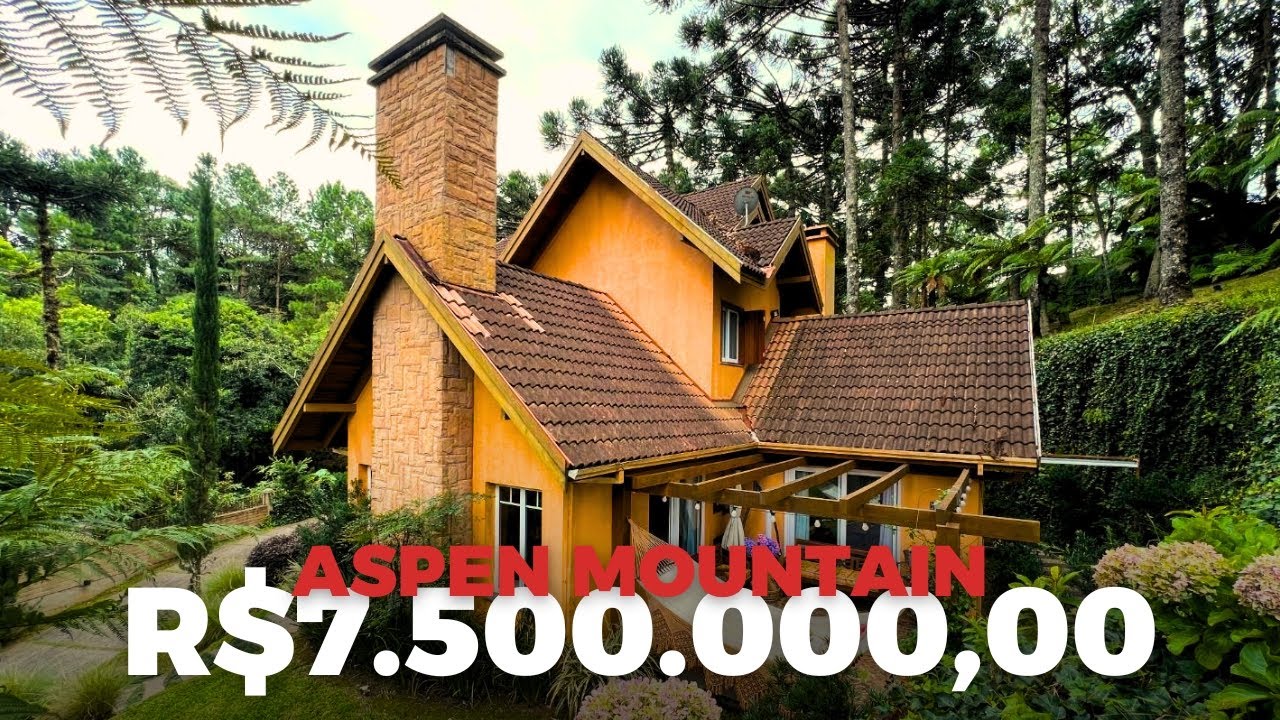CASA EM GRAMADO À VENDA MOBILIADA E DECORADA NO ASPEN MOUNTAIN POR R$7.500.000,00 | VETRO IMÓVEIS