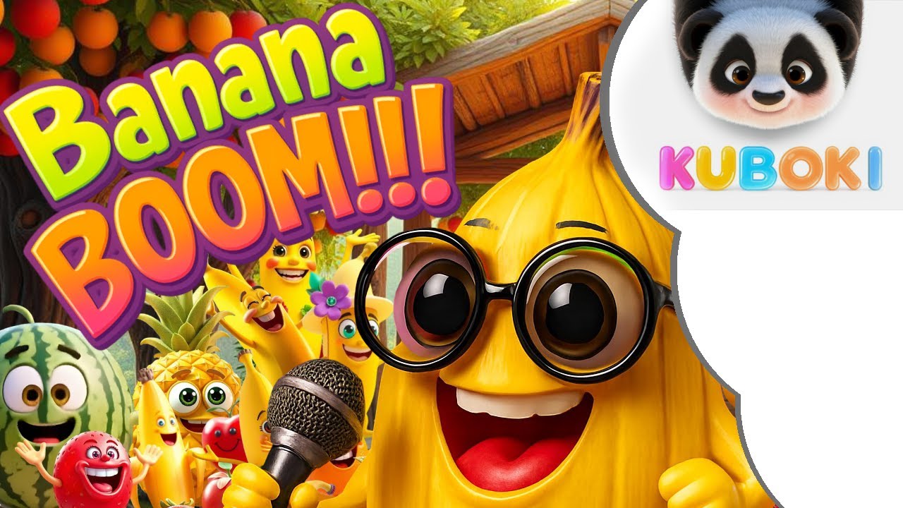 🍌 TOP 1 Música Infantil Frutas do Brasil! 🍓🎶 BANANABOOM –A Música Infantil de Frutas Mais Divertida!