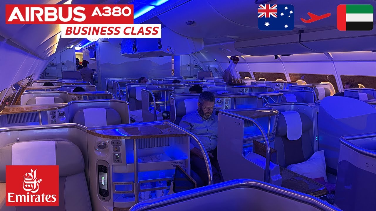 14 HOURS ON THE A380 - Emirates Business Class review from Melbourne to Dubai