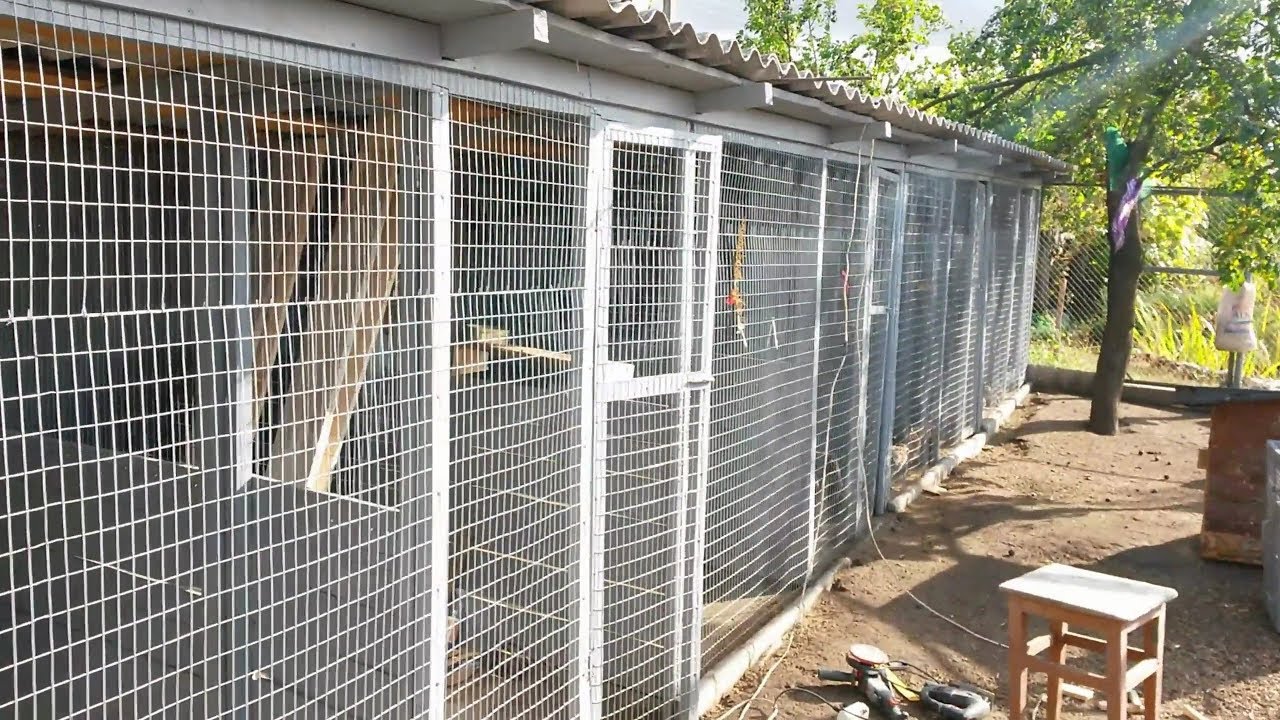 Вольер для фазанов. Доработка 2 вольера.