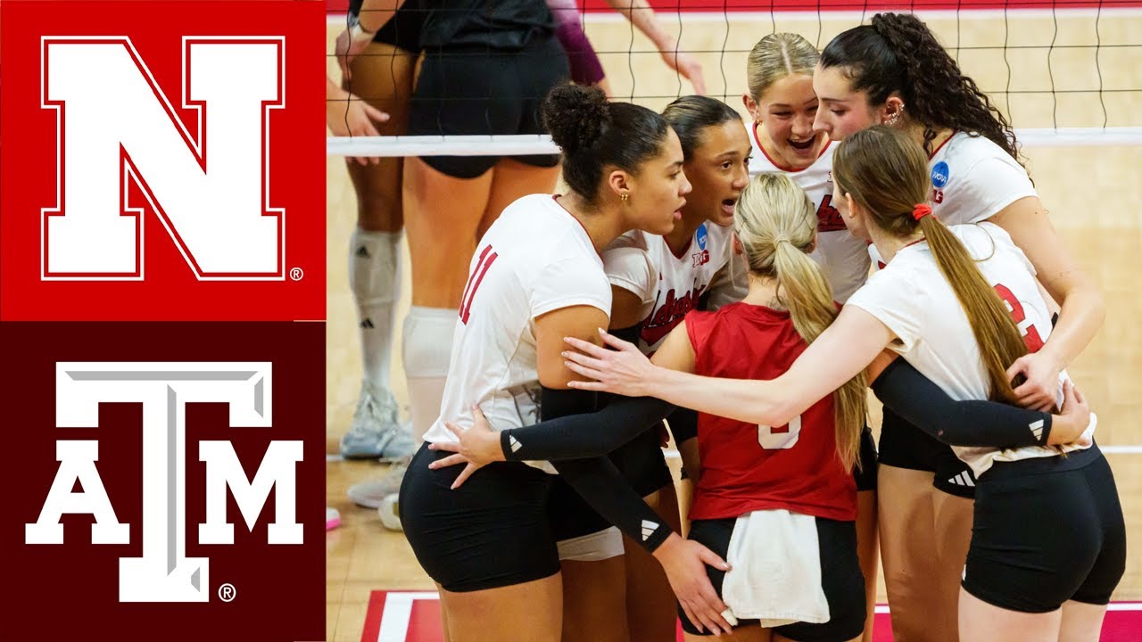 NEBRASKA vs TEXAS A&M | Full Game | NCAA Women's Volleyball Regional Final 2025