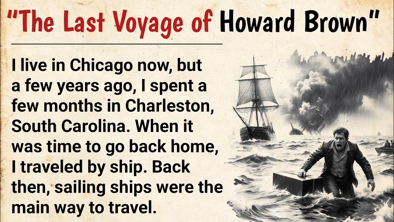 🎬 The Last Voyage Of Howard Brown | Mysterious English Story - The Oblong Box